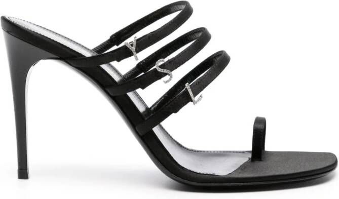 Saint Laurent 95mm Jerry sandals Black