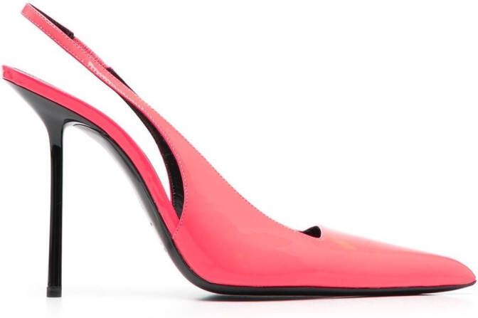 Saint Laurent Kiss 105 slingback pumps Pink