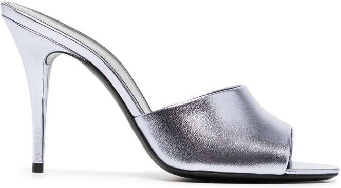 Saint Laurent LA 96mm sandals Purple