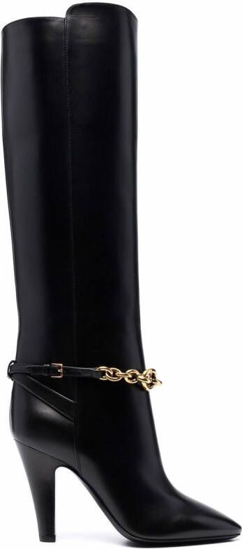 Saint Laurent 100mm Le Maillon boots Black