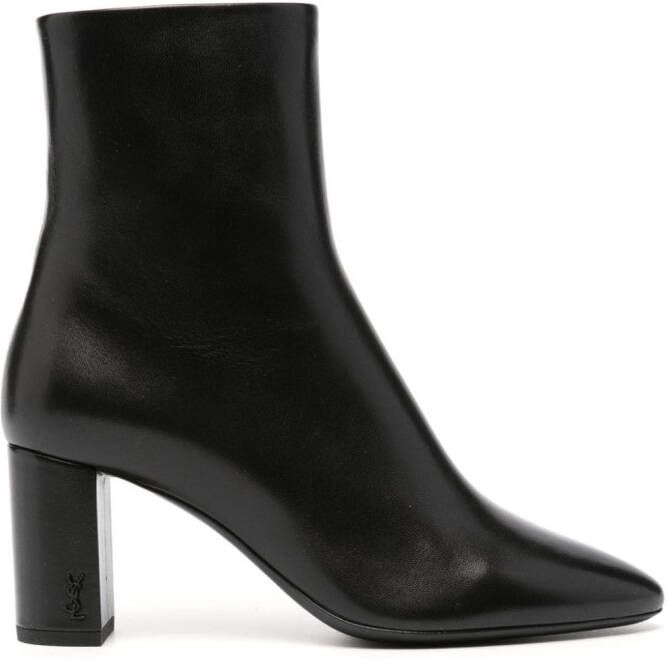 Saint Laurent Lou 70mm ankle boots Black