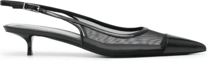 Saint Laurent Oxalis 30mm mesh pumps Black