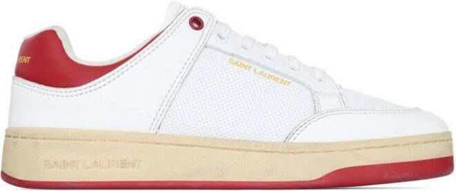 Saint Laurent SL 61 leather sneakers White - Picture 2