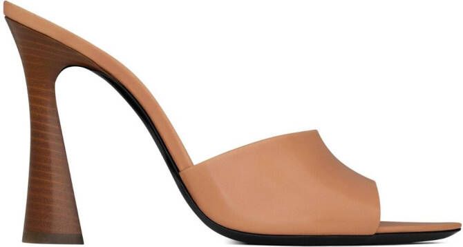 Saint Laurent 105mm Suite leather sandals Neutrals - Picture 2