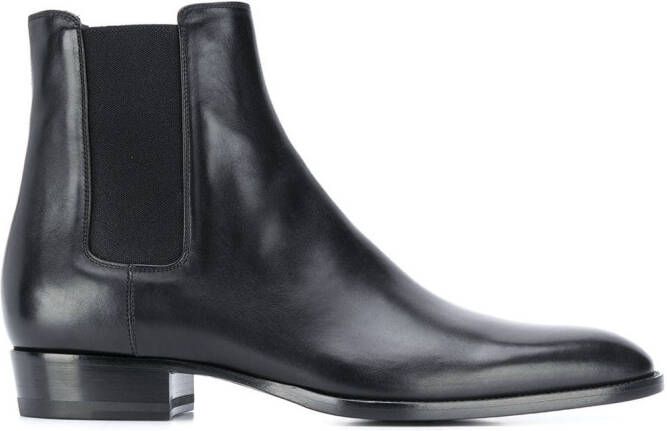 Saint Laurent Wyatt Chelsea boots Black