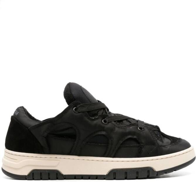SANTHA panelled sneakers Black
