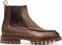 Santoni Beatles chelsea boots Brown - Thumbnail 1