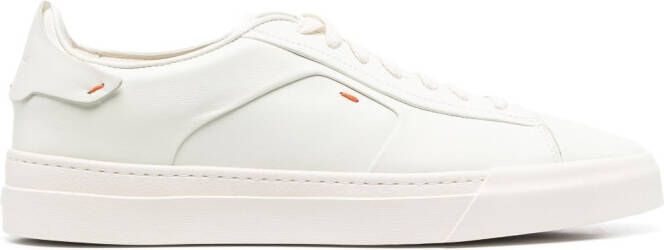 Santoni debossed-logo sneakers White