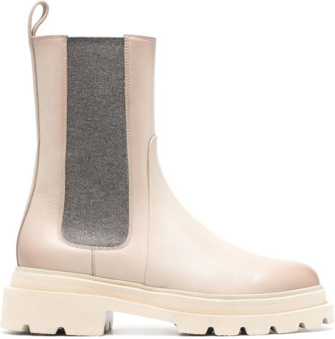 Santoni Forester Chelsea boots Neutrals