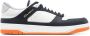 Santoni Goran panelled leather sneakers White - Thumbnail 1
