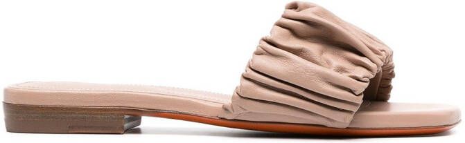 Santoni leather sandals Pink