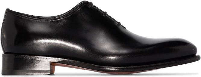 Santoni Oxford lace-up shoes Black