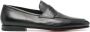 Santoni penny-slot leather loafers Black - Thumbnail 1
