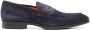 Santoni penny-slot suede loafers Blue - Thumbnail 1