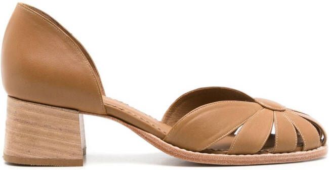 Sarah Chofakian 40mm Scarpin Marjorie pumps Brown