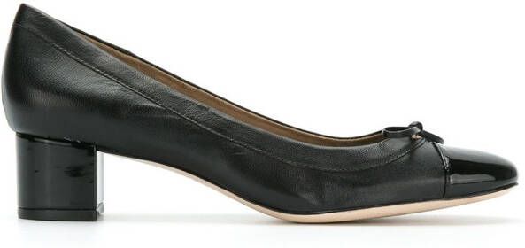 Sarah Chofakian Amour bow-embellished pumps Black