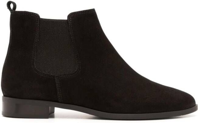 Sarah Chofakian ankle leather boots Black