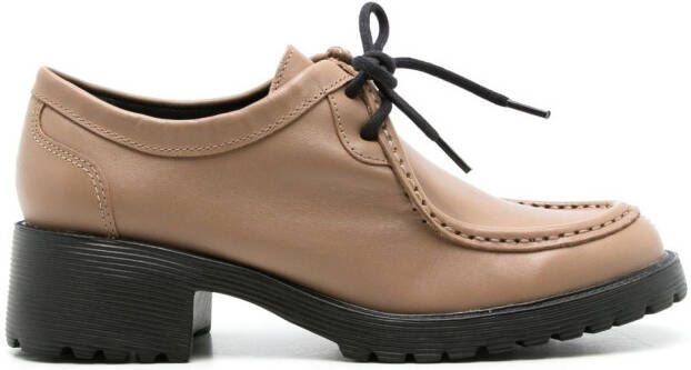 Sarah Chofakian Austine leather oxfords Brown