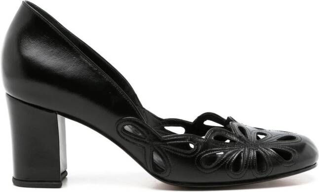 Sarah Chofakian Belle Epoque 55mm pumps Black