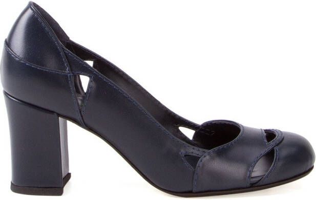 Sarah Chofakian Bruxelas leather pumps Blue