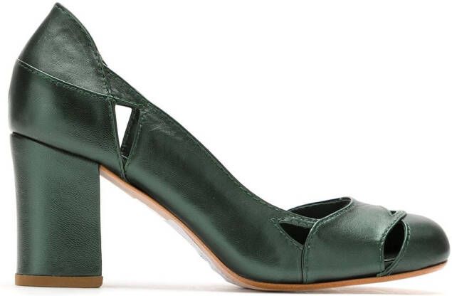 Sarah Chofakian Bruxelas leather pumps Green
