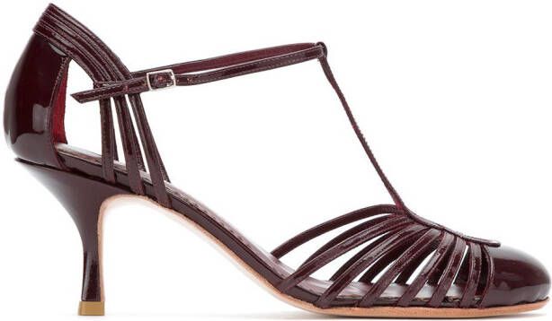 Sarah Chofakian Chamonix sandals Red