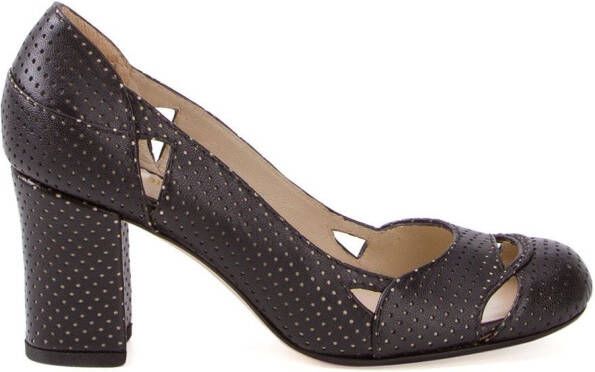 Sarah Chofakian chunky heel pumps Black