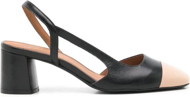 Sarah Chofakian Coucou Duo 45mm slingback pumps Black