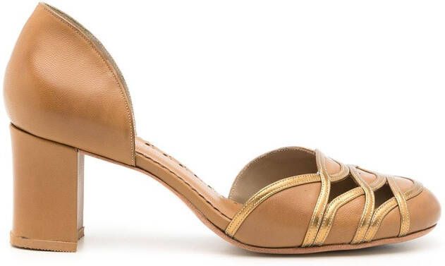Sarah Chofakian D'orsay Aquavit pumps Brown