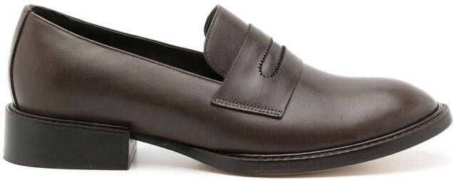 Sarah Chofakian Edward flat loafers Brown