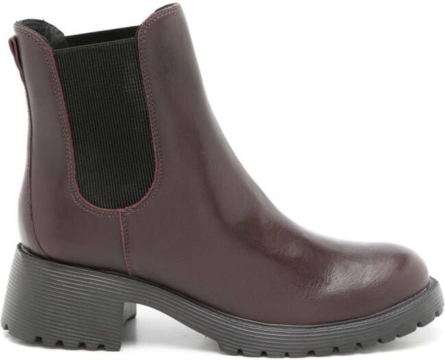 Sarah Chofakian Emil 55mm side-panel chelsea boots Brown
