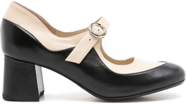Sarah Chofakian Émile 45mm two-tone pumps Black