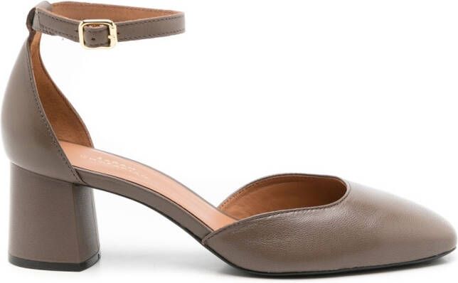 Sarah Chofakian 55mm Florence pumps Brown