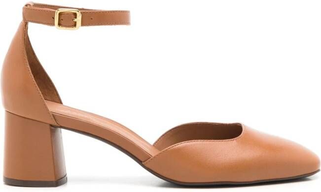 Sarah Chofakian 40mm Florence pumps Brown