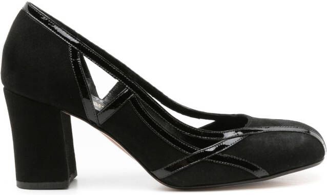 Sarah Chofakian Jubilee 55mm cut-out pumps Black