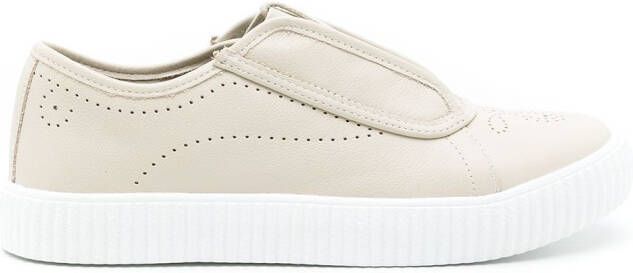 Sarah Chofakian Kerby leather sneakers Neutrals