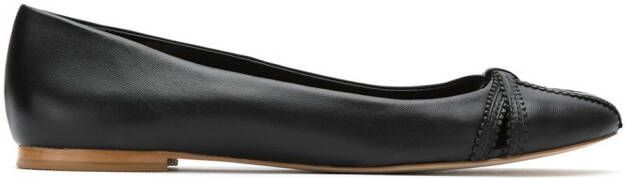Sarah Chofakian leather ballerinas Black