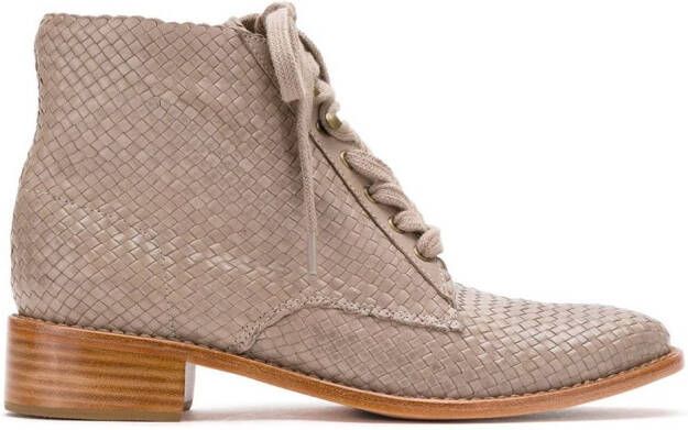 Sarah Chofakian leather boots Grey