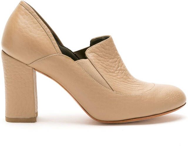 Sarah Chofakian leather Egito ankle boots Neutrals