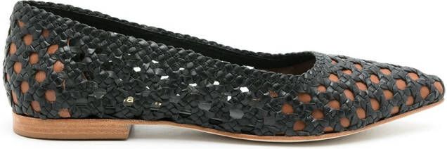 Sarah Chofakian leather Fauvista ballerina shoes Black