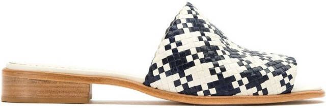 Sarah Chofakian leather sandals Blue