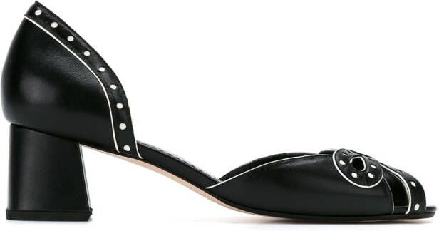 Sarah Chofakian leather pumps Black