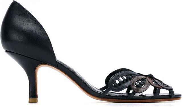 Sarah Chofakian leather pumps Black