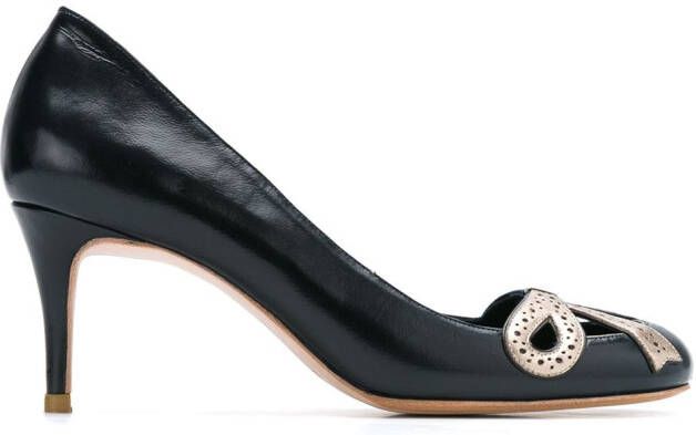 Sarah Chofakian leather pumps Blue