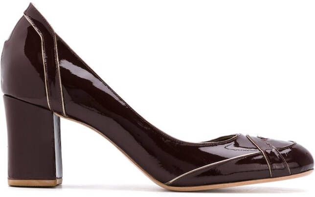 Sarah Chofakian leather pumps Brown
