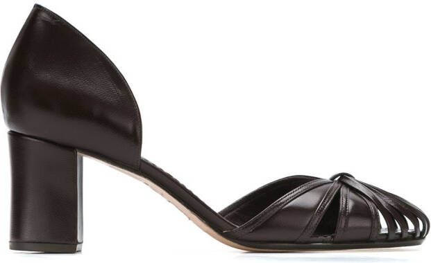 Sarah Chofakian leather pumps Brown