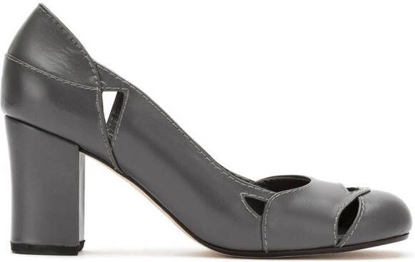 Sarah Chofakian leather pumps Grey