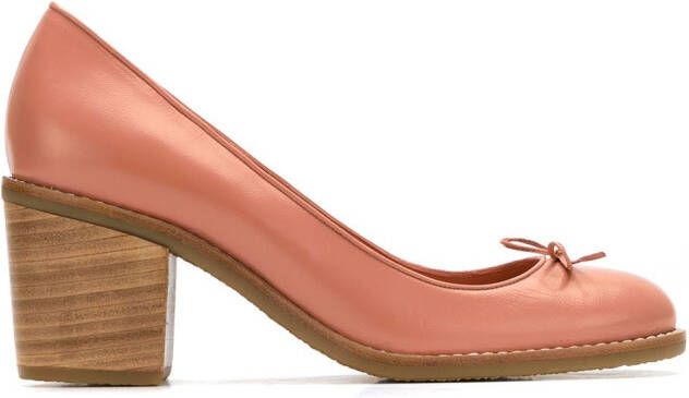 Sarah Chofakian leather pumps Neutrals
