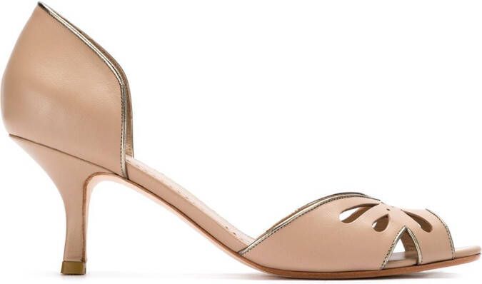 Sarah Chofakian leather pumps Neutrals