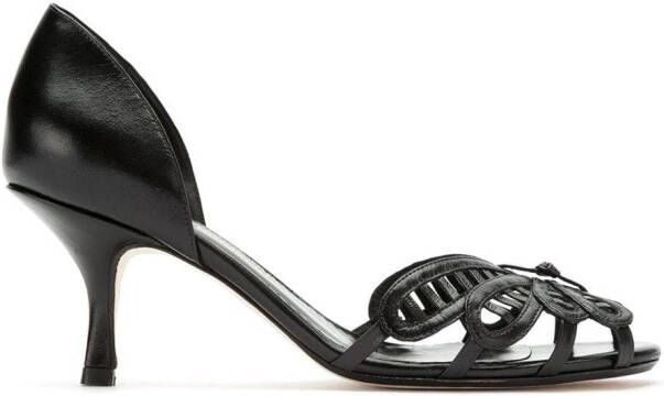 Sarah Chofakian leather sandals Black